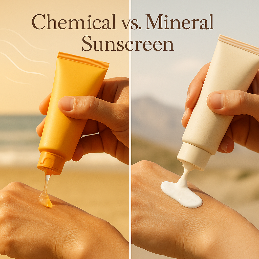 chemical sunscreen or mineral sunscreen