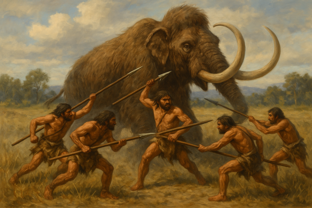Dopamine in early humans hunting prey. ADHD evolutionary advantage